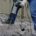 Демонтаж бетонного пола